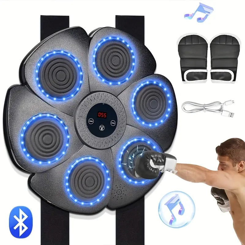 Smart Wall-Mounted Electronic Boxing Machine with Gloves