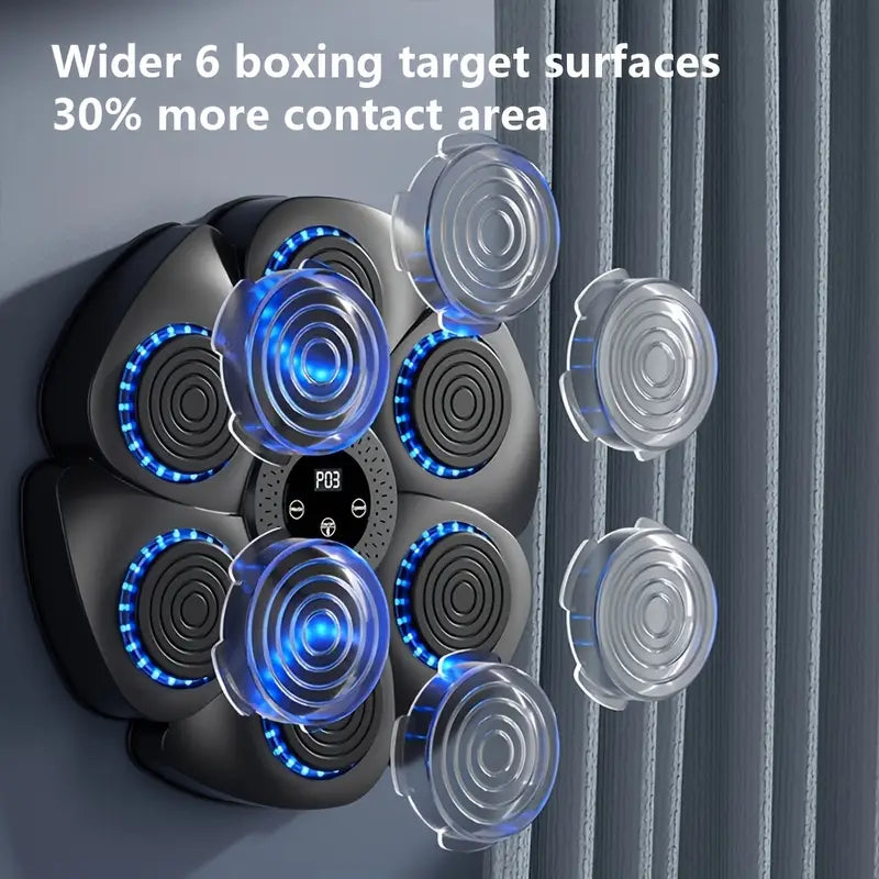 Smart Wall-Mounted Electronic Boxing Machine with Gloves