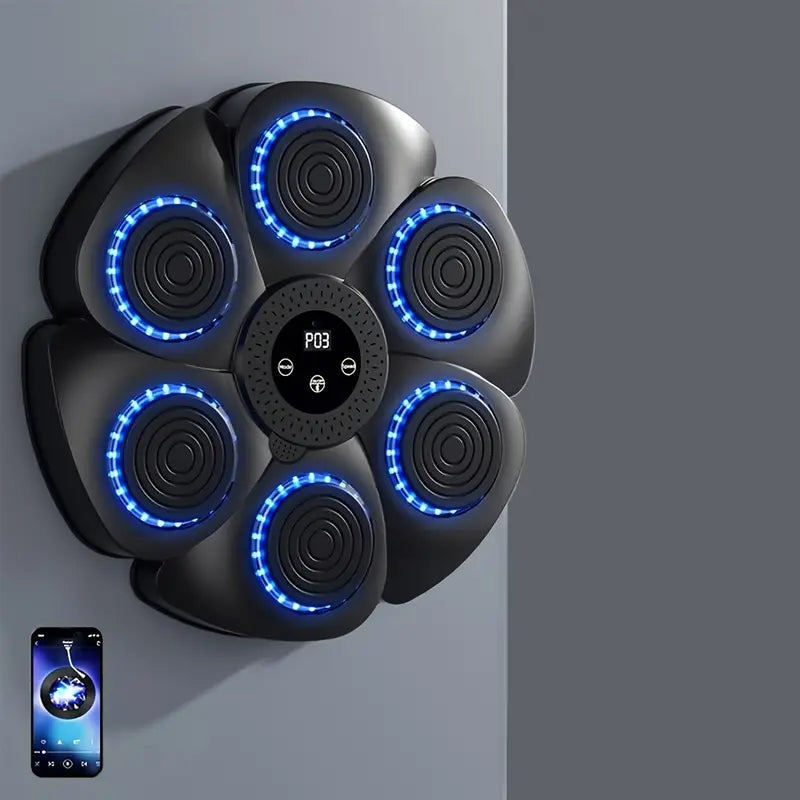 Smart Wall-Mounted Electronic Boxing Machine with Gloves